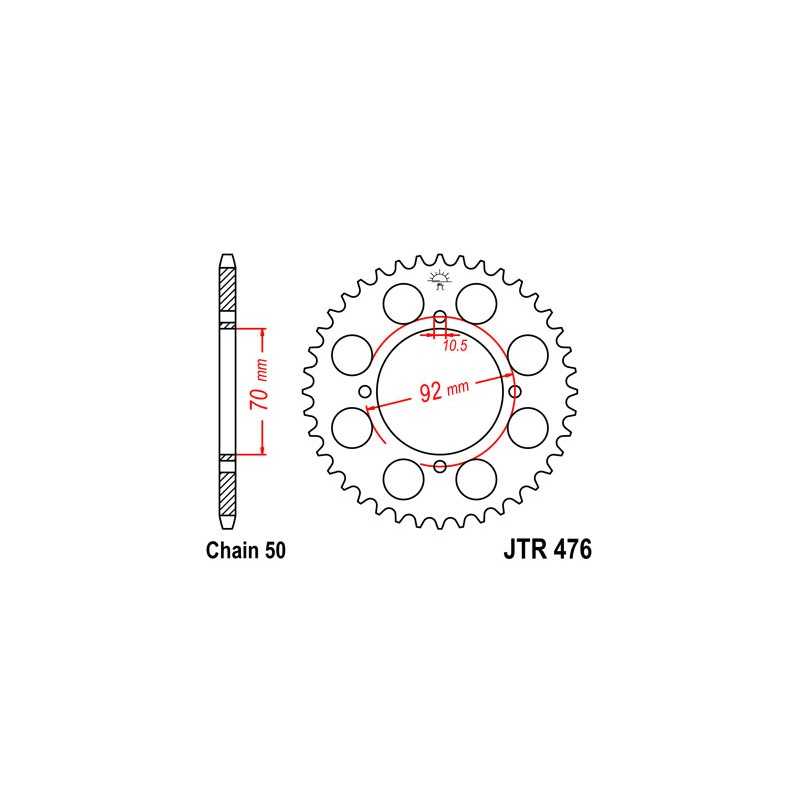 Ring, transmission, rear