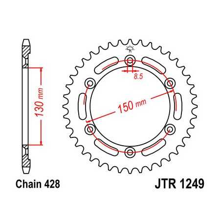 Ring, transmission, rear