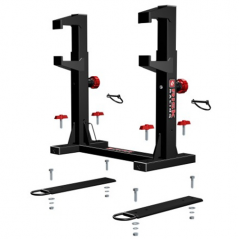 Support lock front wheel transport motorbike