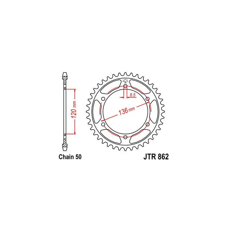 Ring, transmission, rear