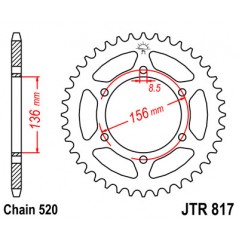 Ring, transmission, rear