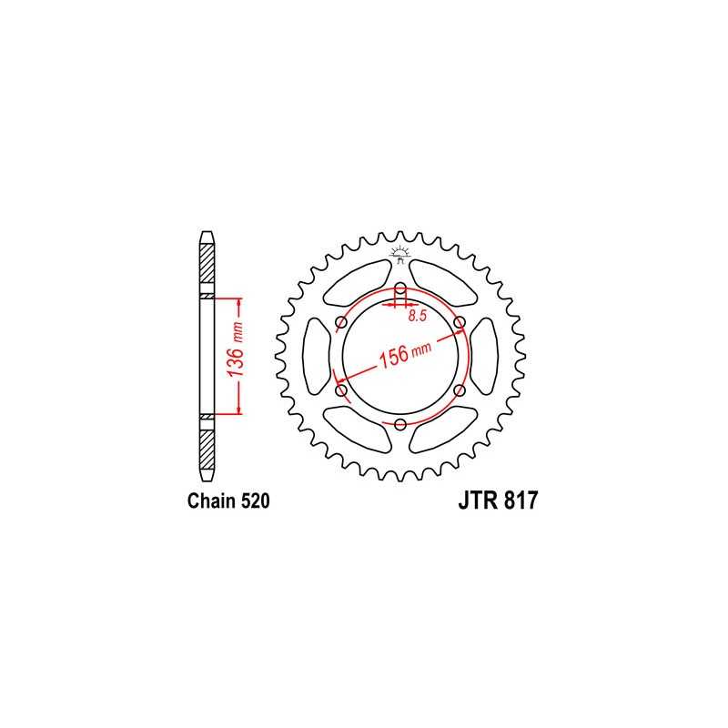 Ring, transmission, rear