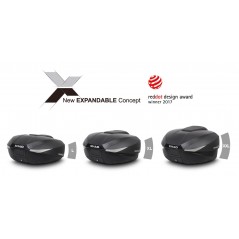 SHAD Maleta de moto expandible SH58X con premio Reddot Design Award 2017 - Marca D0B58206