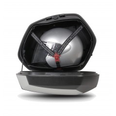 SHAD Juego de maletas laterales SH35 ALUMINIUM para moto, capacidad un casco Jet D0B35100