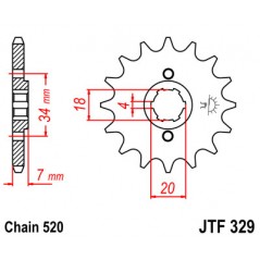 Pinion, attack, transmission front
