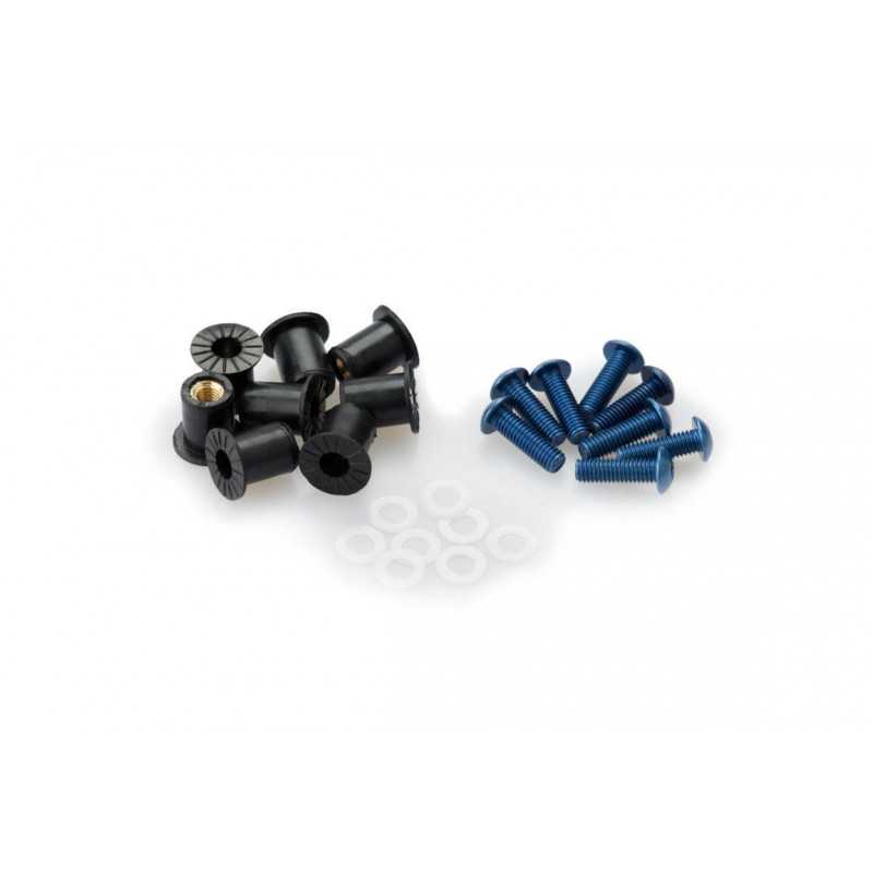 PUIG Kit de tornillería anodizada para cúpulas motocicletas - 0957