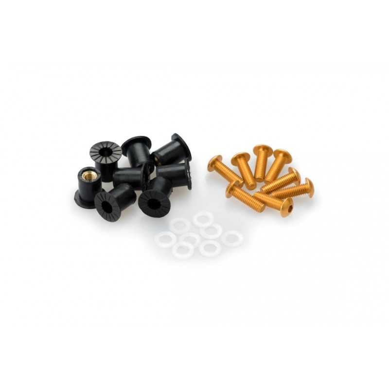 PUIG Kit de tornillería anodizada para cúpulas motocicletas - 0957