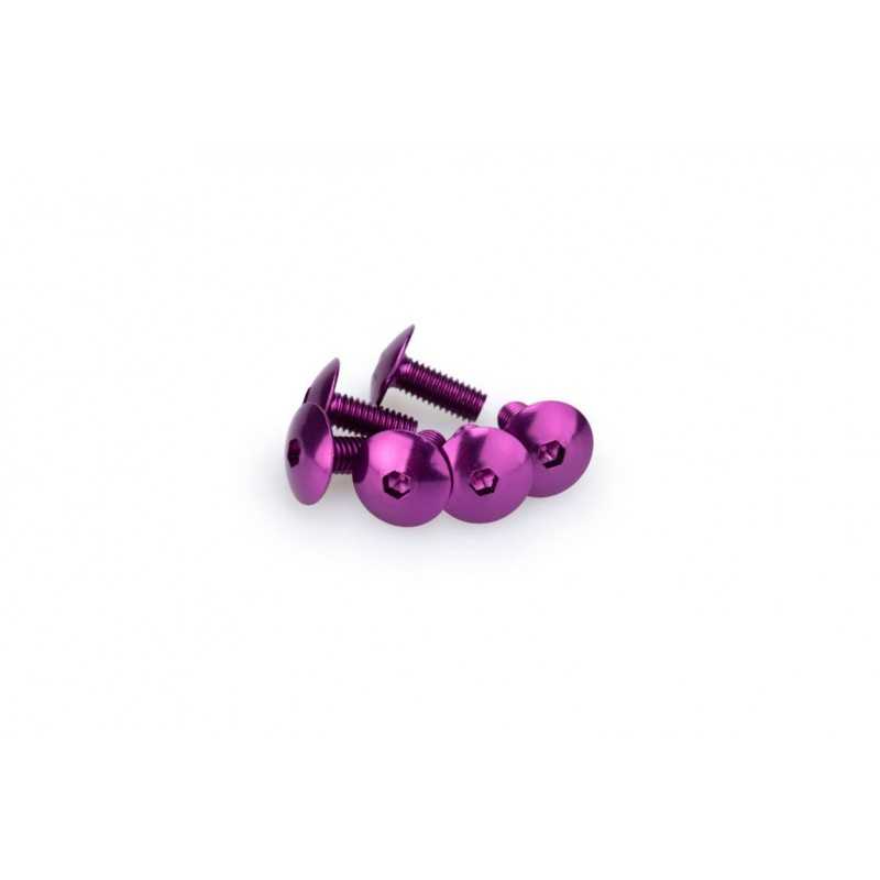 PUIG Pack de 6 tornillos aluminio con cabeza abombada m6 x 15mm la marca 0611