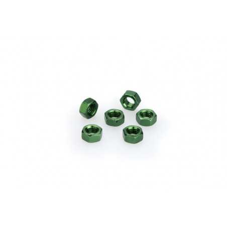 PUIG BLISTER PACK OF 6 NUTS IN ALUMINUM M5 0763