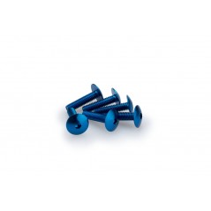 PUIG BLISTER PACK OF 6 SCREWS IN ALUMINUM CONVEX HEAD M6 X 25MM 0689