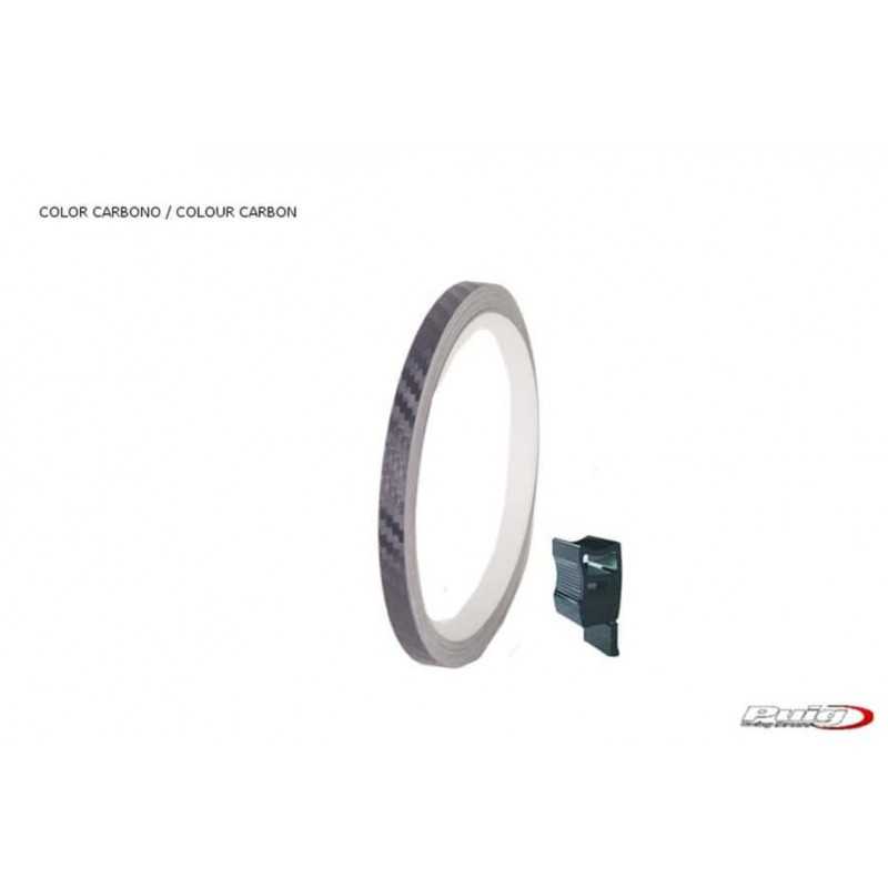 PUIG Strip - Rollos de tiras fluorescentes alta calidad para llantas moto 4542