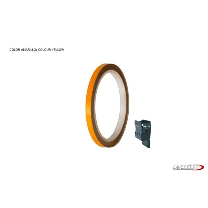 PUIG STRIP TAPE ADHESIVE RINGS FOR WHEELS FOR MOTORCYCLES 6 METERS + APPLICATOR 4542