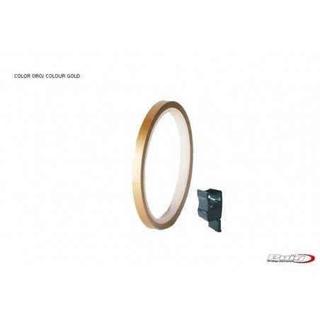 PUIG STRIP TAPE ADHESIVE RINGS FOR WHEELS FOR MOTORCYCLES 6 METERS + APPLICATOR 4542