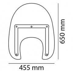 PUIG Cúpula Parabrisas y Paramanos para Motocicletas Touring, Cruiser Harleys de 0867