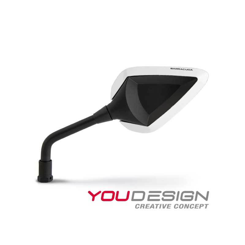 BARRACUDA ALUMINIUM INSERTIONS ANODIZED FOR REAR-VIEW MIRRORS D-VERSION / R-VERSION DV-INSERT
