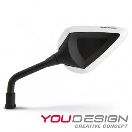 BARRACUDA ALUMINIUM INSERTIONS ANODIZED FOR REAR-VIEW MIRRORS D-VERSION / R-VERSION DV-INSERT