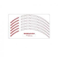 BARRACUDA Strip de tirillas adhesivas para llantas moto N5400