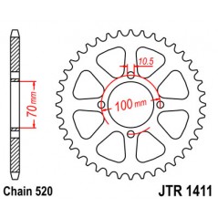 Ring, transmission, rear