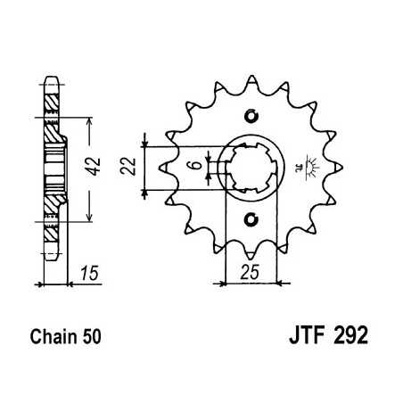 Pinion, attack, transmission front