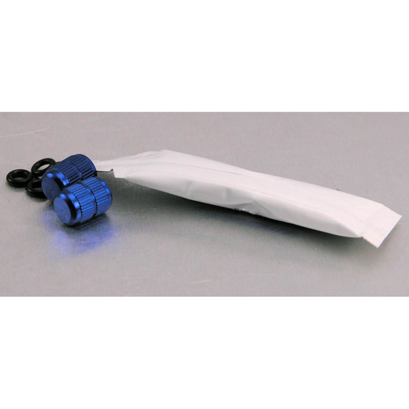 PRO-BOLT Tapones de válvula aluminio (x2) en plata para motocicletas 42047VAR