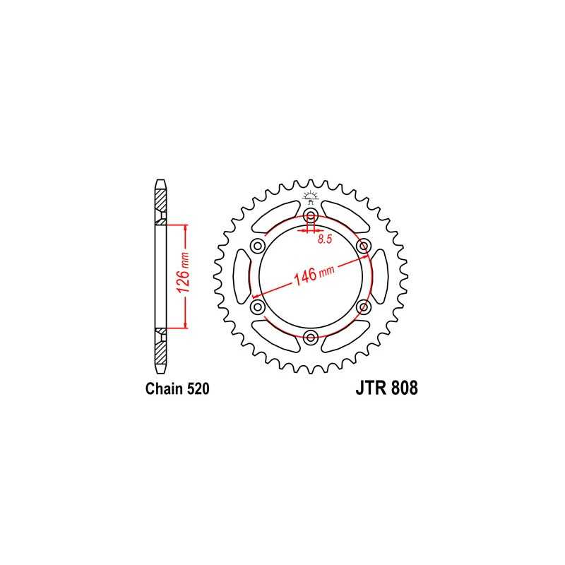 Ring, transmission, rear