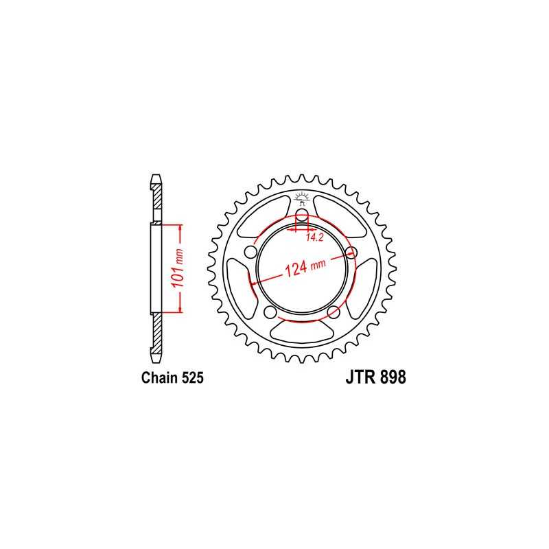 Ring, transmission, rear