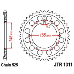 Ring, transmission, rear