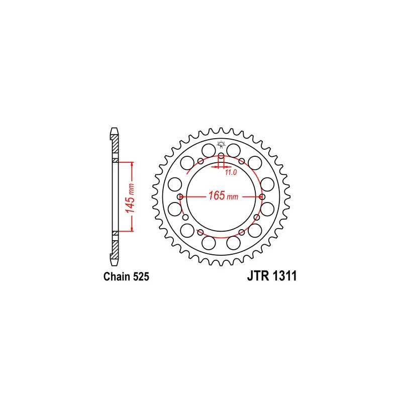Ring, transmission, rear