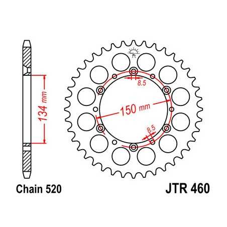 Ring, transmission, rear