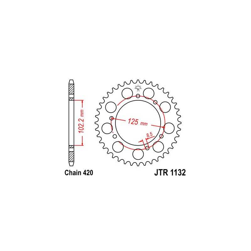 Ring, transmission, rear