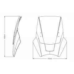 PUIG Windshield dome hand windshield accessory 2193