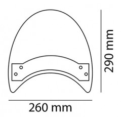 PUIG Windshield dome hand windshield accessory 0444