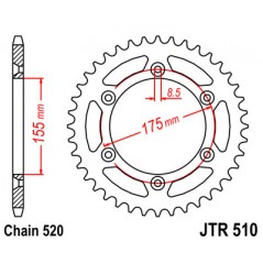Ring, transmission, rear