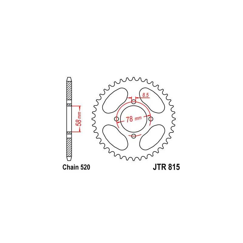 Ring, transmission, rear