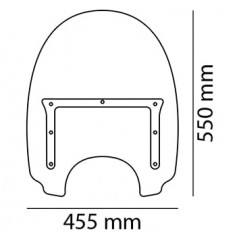 PUIG Windshield dome hand windshield accessory HIGHWAY 0129