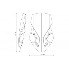 PUIG Windshield dome hand windshield accessory TOURING 8905