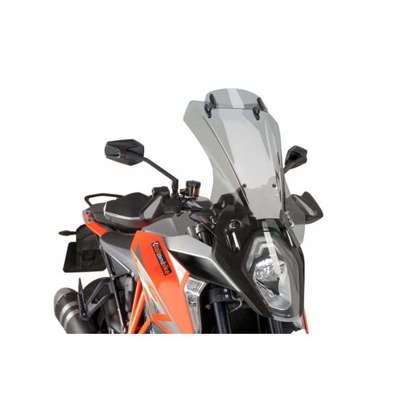 PUIG Cupula parabrisas paramanos accesorio para viento las manos TOURING N.G. CON VISERA 8914