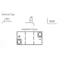 YUASA Conventional battery B49-6 32B496