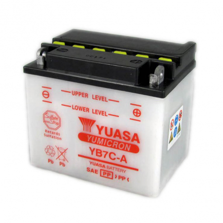 YUASA BATERIA YB7C-A Combipack (con electrolito) 61360