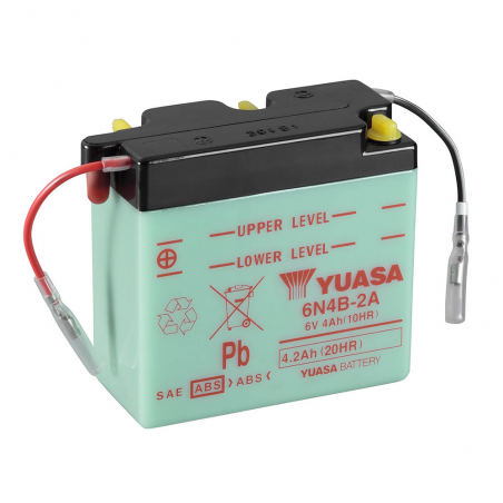 YUASA 6N4B-2A Dry Charged Battery to Replace YB12AL-A from 61375