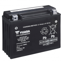 YUASA BATERIA YTX24HL-BS Combipack (con electrolito) 61400