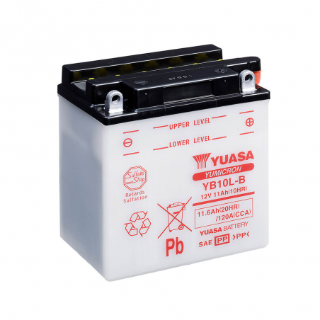 YUASA BATERIA YB12AL-A2 Combipack (con electrolito) 61325