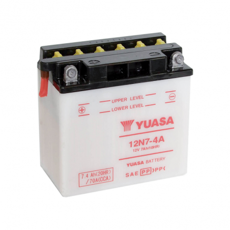 YUASA BATTERY 12N7-4A Dry charged (sin electrolito) 69588