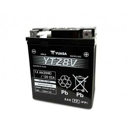 YUASA Bateria para moto cargada y activada YTZ8V WET CHARGED 32YTZ8V