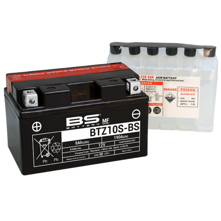 BS BATTERY BATERIA BTZ10S-BS 15230