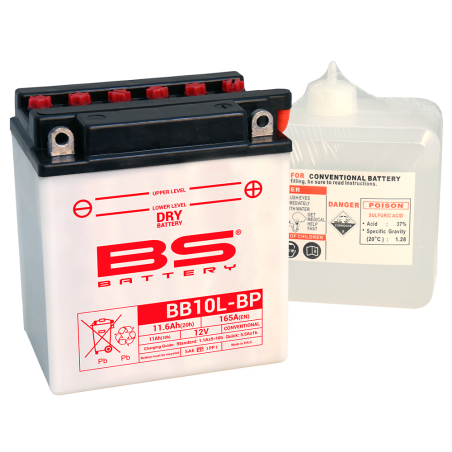 BS BATTERY BB10L-BP Fresh Pack 12V 11.6Ah 29545