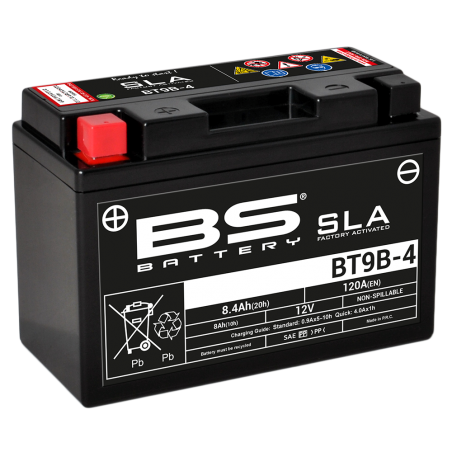 BS BATTERY SLA BT9B-4 (FA) with high power and useful life | Maintenance Free Factory Activated Brand 36075
