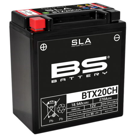 BS BATTERY Bateria BTX20CH (FA) 34849