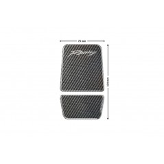 PUIG Protector de depósito adhesivo para Mini - Look carbono 2560