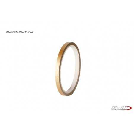 PUIG STRIP TAPE ADHESIVE RINGS FOR WHEELS FOR MOTORCYCLES FLUORESCENT 6 METERS 2568